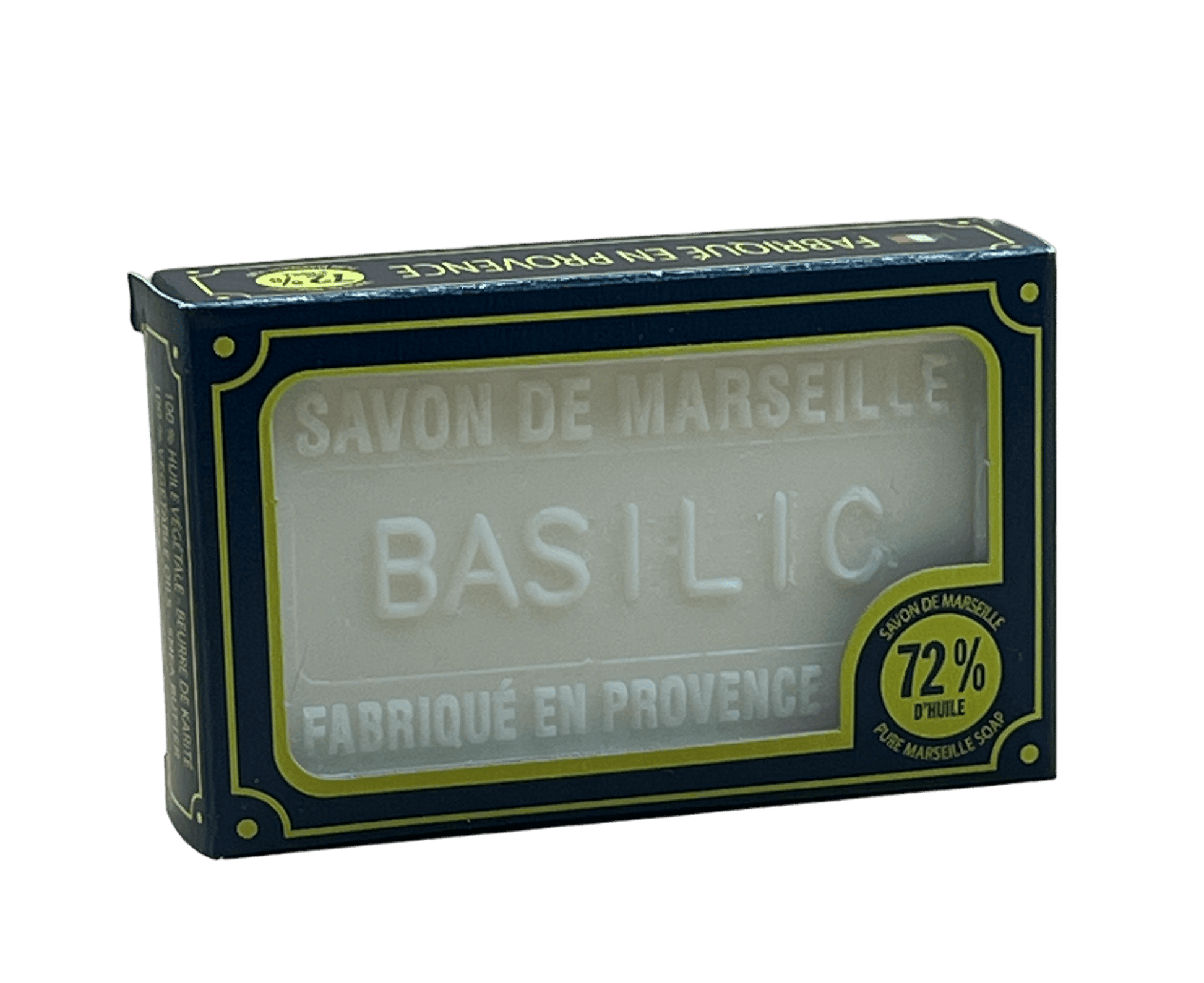 BLEU JAUNE Basil, Marseille Soap with Shea Butter | 100g French Soaps UK