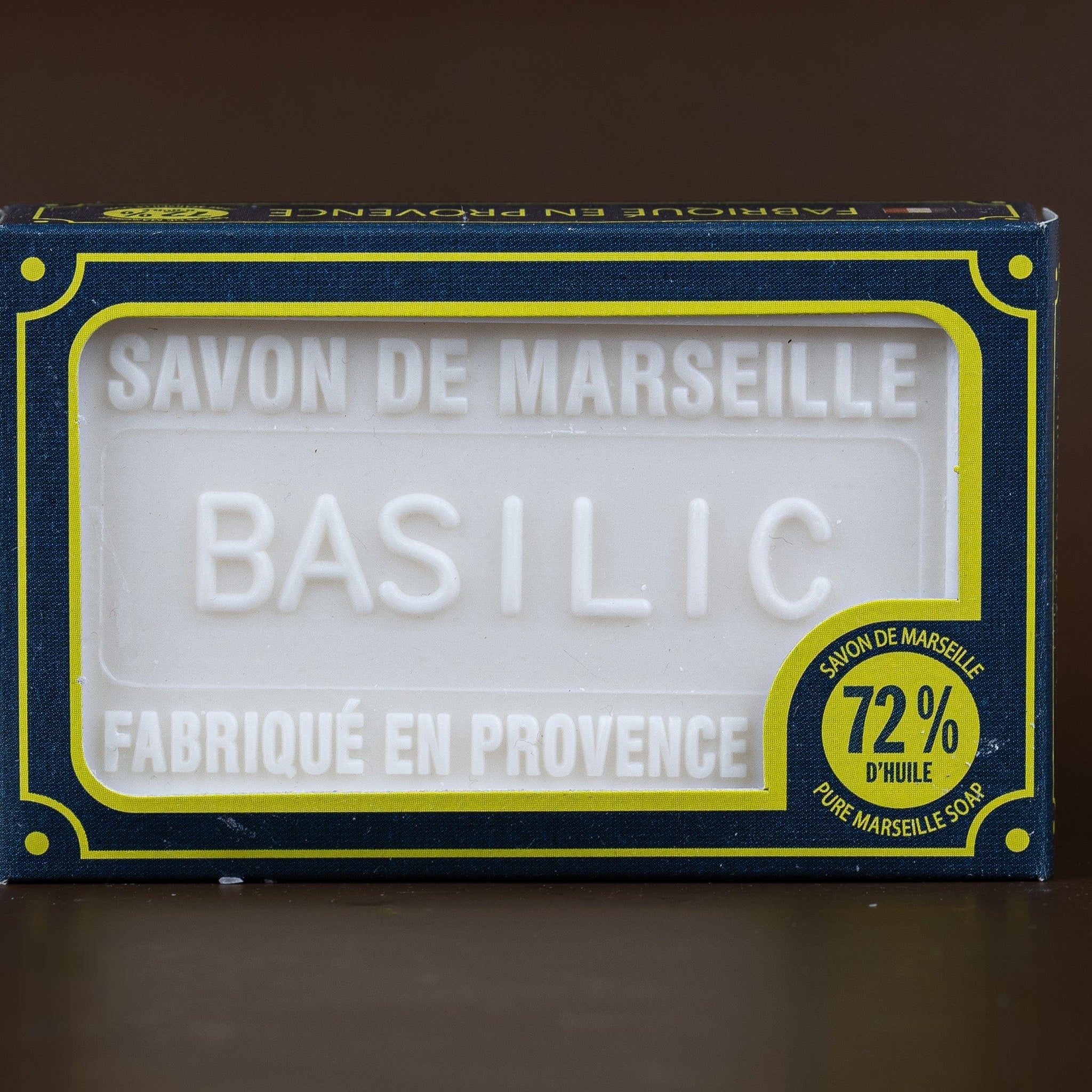 BLEU JAUNE Basil, Marseille Soap with Shea Butter | 100g French Soaps UK