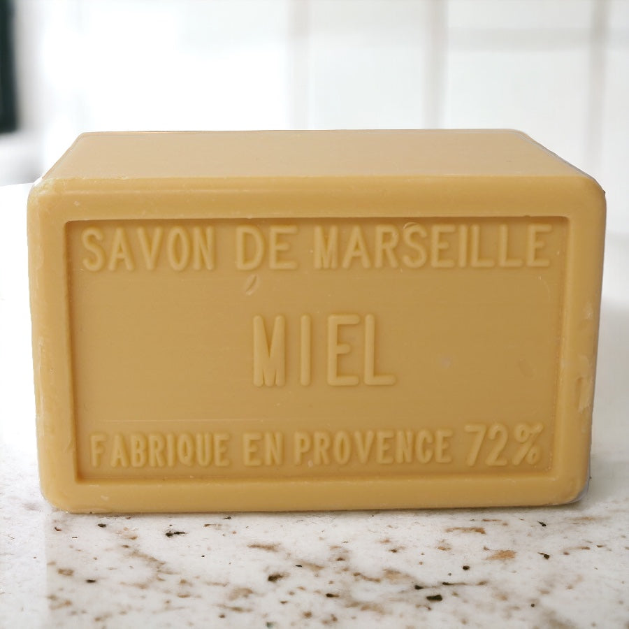 BLEU JAUNE Honey (Miel), Marseille Bath & Shower Bar | 250g French Soaps UK