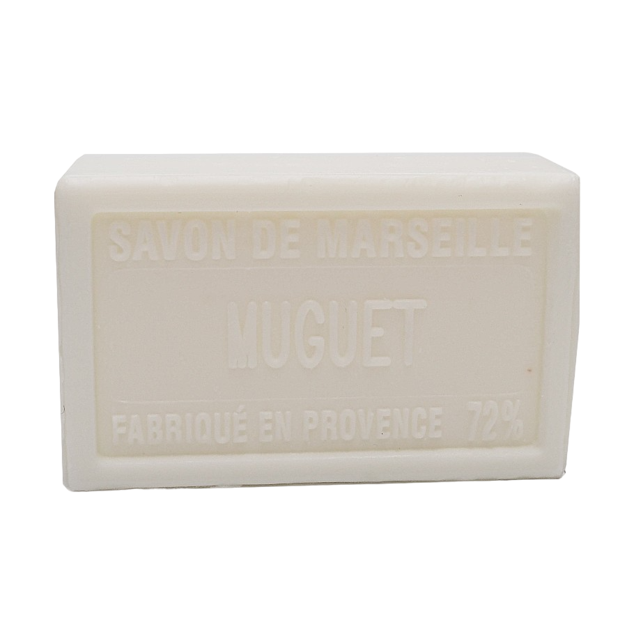 BLEU JAUNE Lily of the Valley (Muguet), Marseille Soap with Shea Butter | 100g French Soaps UK