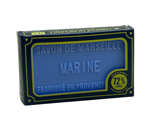 BLEU JAUNE Marine, Marseille Soap with Shea Butter | 100g French Soaps UK