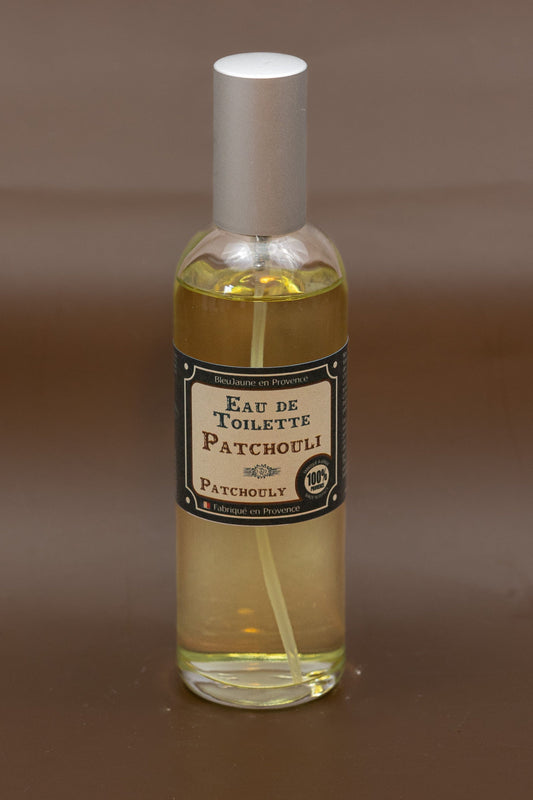 BLEU JAUNE Patchouli, Eau de Toilette from Grasse | 100ml French Soaps UK