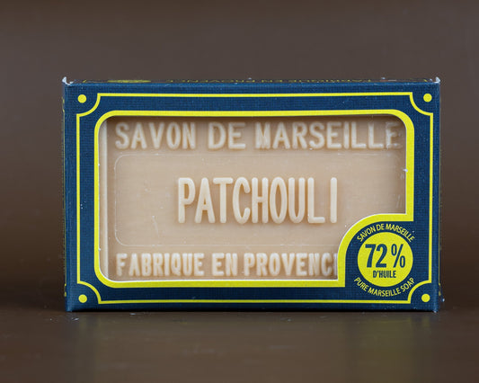 BLEU JAUNE Patchouli, Marseille Soap with Shea Butter | 100g French Soaps UK