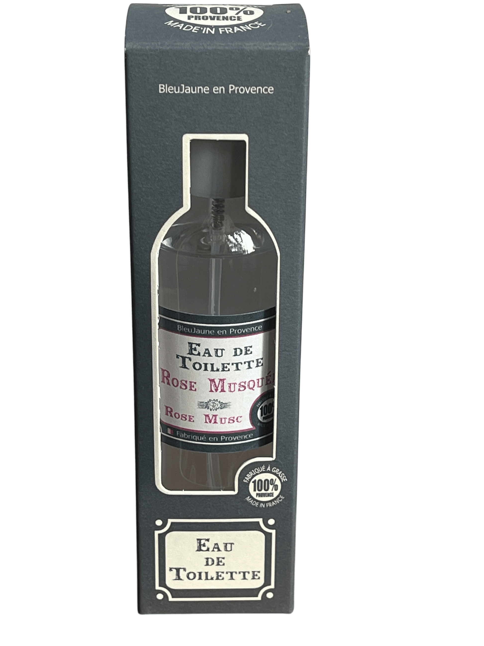 BLEU JAUNE Rose Musk, Eau de Toilette from Grasse | 100ml French Soaps UK