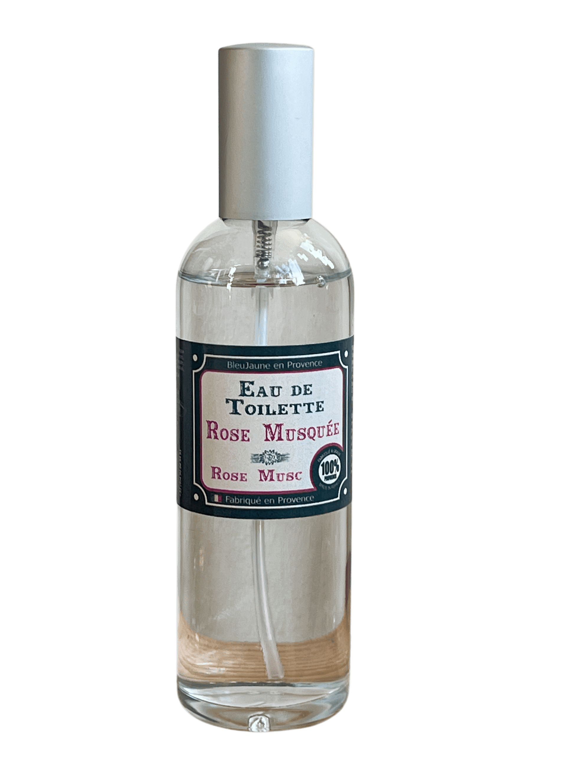 BLEU JAUNE Rose Musk, Eau de Toilette from Grasse | 100ml French Soaps UK