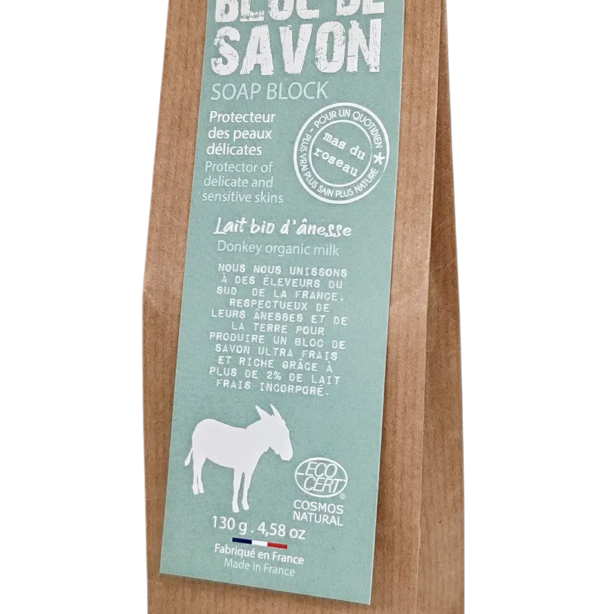 Organic Donkey Milk 'Revitalising' Soap - Unfragranced | 130g