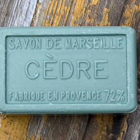 BLEU JAUNE Blue Cedar, Marseille Bath & Shower Bar | 250g French Soaps UK