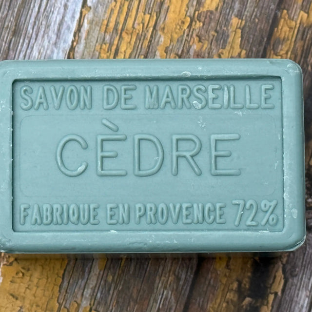 BLEU JAUNE Blue Cedar, Marseille Bath & Shower Bar | 250g French Soaps UK