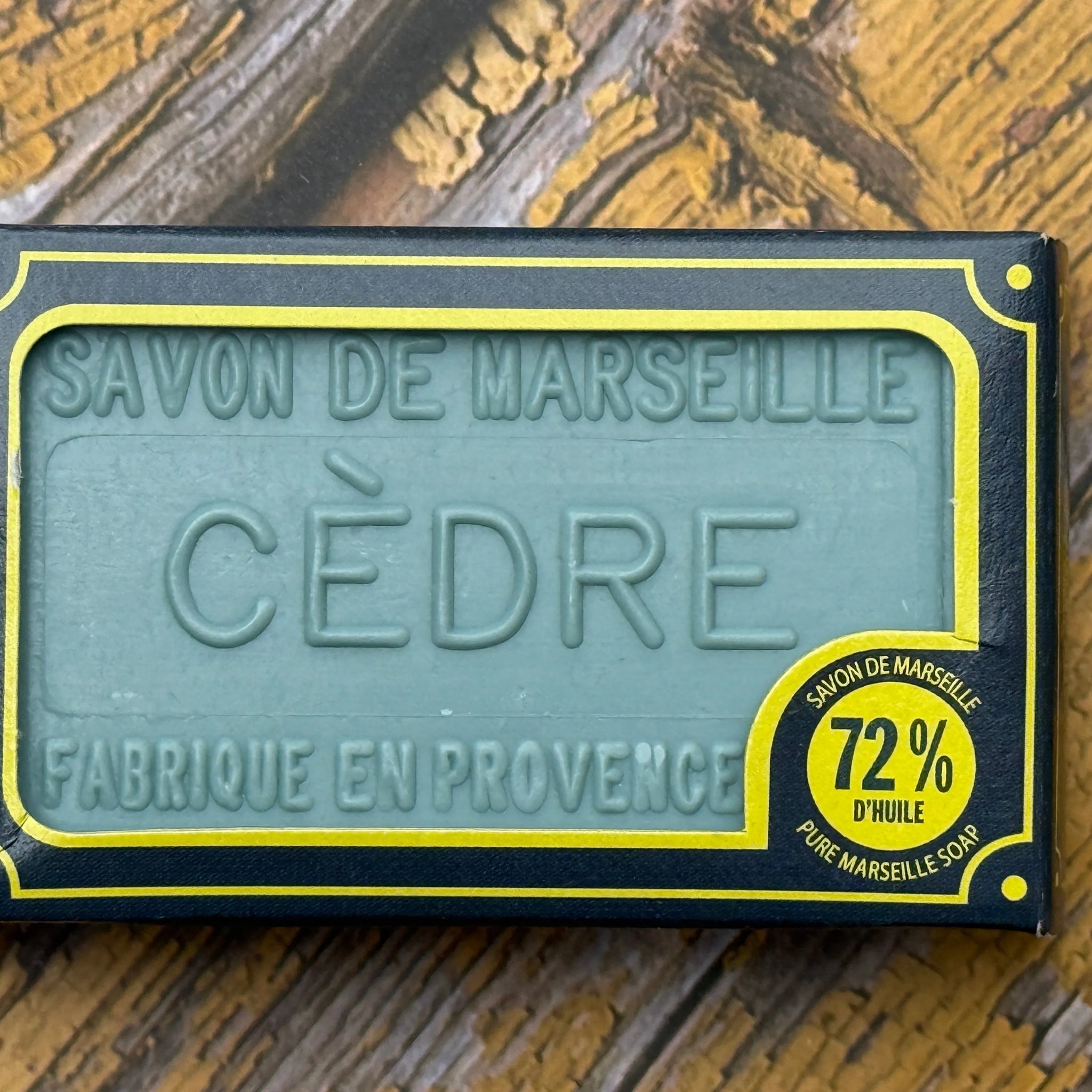 BLEU JAUNE Blue Cedar, Marseille Soap with Shea Butter | 100g French Soaps UK