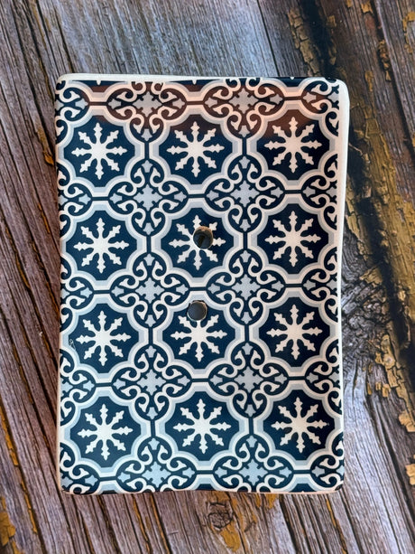 Bastide & Olivier Blue Mosaic Ceramic Soap Dish French Soaps UK