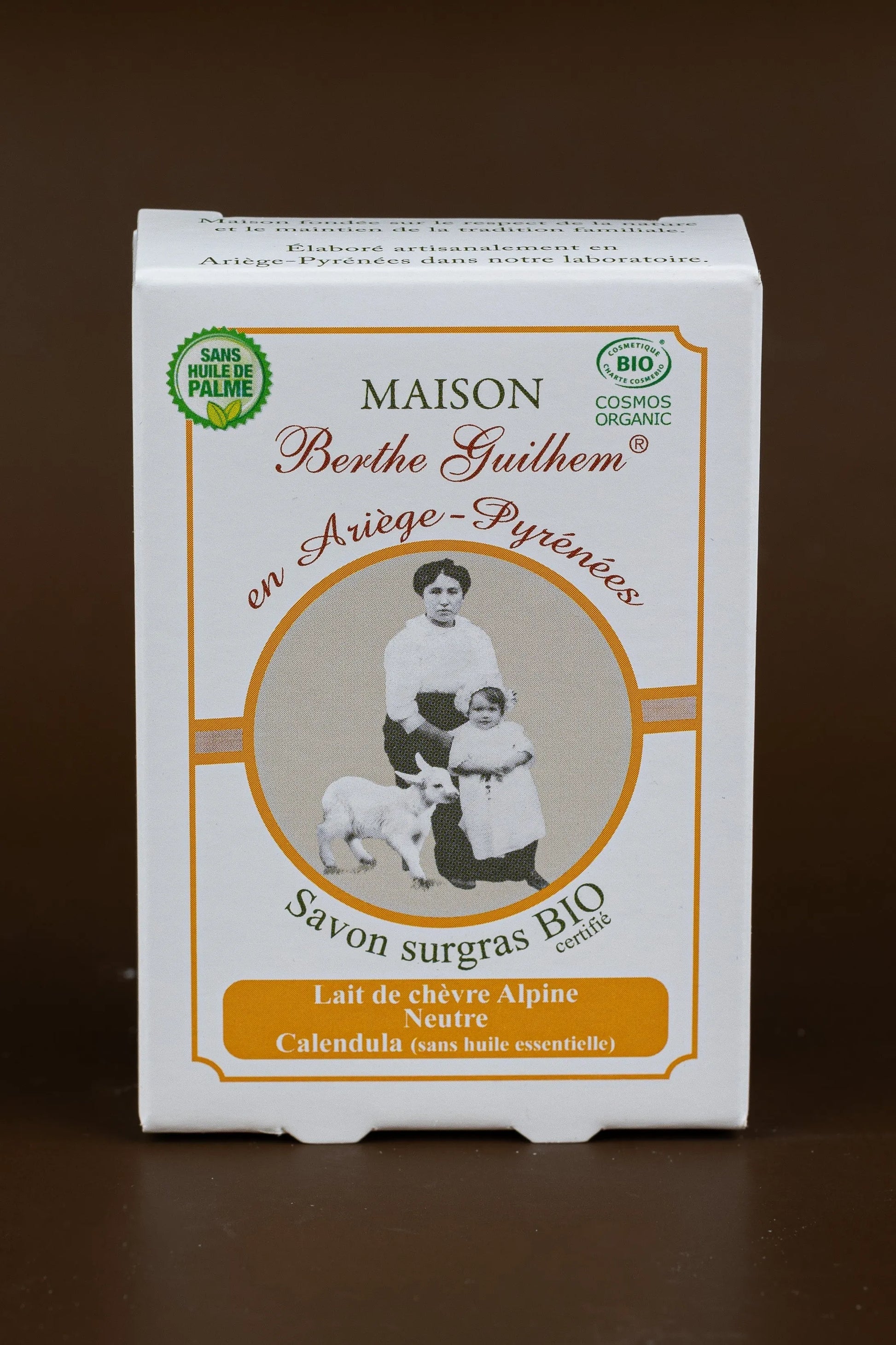 MAISON BERTHE GUILHEM Calendula Oil | Organic Alpine Goat's Milk | 100g French Soaps UK