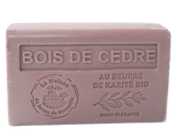 LA MAISON DU SAVON DE MARSEILLE Cedar Wood (Bois de Cedre) French Soap with organic Shea Butter 125g French Soaps UK