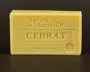 LE CHATELARD 1802 Cedrat Soap Savon de Provence, enriched with Sweet Almond Oil | 100g French Soaps UK