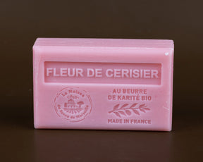 LA MAISON DU SAVON DE MARSEILLE Cherry Blossom French Soap with Organic Shea Butter 125g French Soaps UK