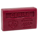 LA MAISON DU SAVON DE MARSEILLE Cherry, French Soap with Organic Shea Butter, 125g French Soaps UK
