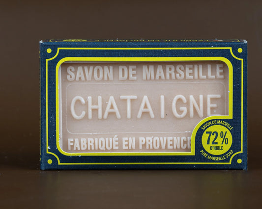 BLEU JAUNE Chestnut, Marseille Soap with Shea Butter | 100g French Soaps UK