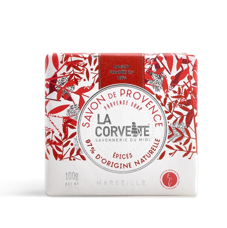 LA CORVETTE CHRISTMAS SOAP - Epices (Winter Spices), Savon de Provence | 100g REDIRECT French Soaps UK