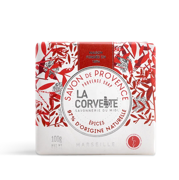 LA CORVETTE CHRISTMAS SOAP - Epices (Winter Spices), Savon de Provence | 100g REDIRECT French Soaps UK