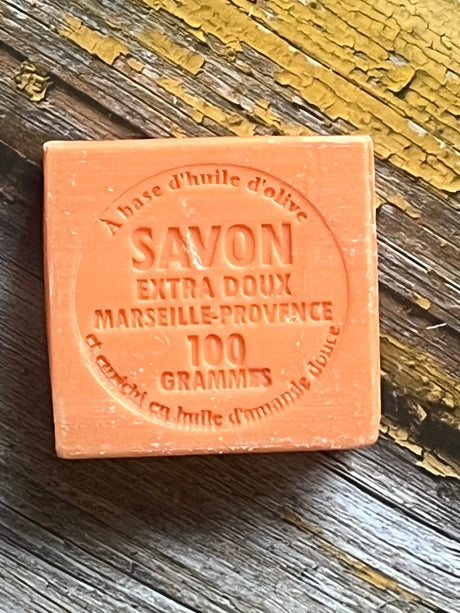 LE CHATELARD 1802 Cinnamon and Orange Marseille Soap, 72% Coconut, Olive and Almond Oil, 100g |  PALM FREE French Soaps UK