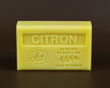 Citron, French Soap with Organic Shea Butter, 125g
