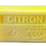 LA MAISON DU SAVON DE MARSEILLE Citron, French Soap with Organic Shea Butter, 125g French Soaps UK
