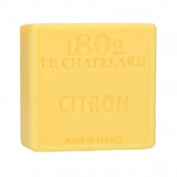 LE CHATELARD 1802 Citron Marseille Soap, 72% Coconut, Olive and Almond Oil, 100g |  PALM FREE French Soaps UK
