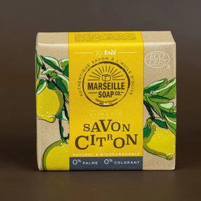 TADÉ PAYS DU LEVANT Citron Marseille Soap with Olive Oil | 100g French Soaps UK