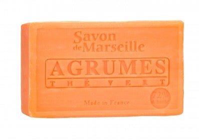 Citrus Fruit & Green Tea Savon de Provence, enriched with Sweet Almond Oil | 100g