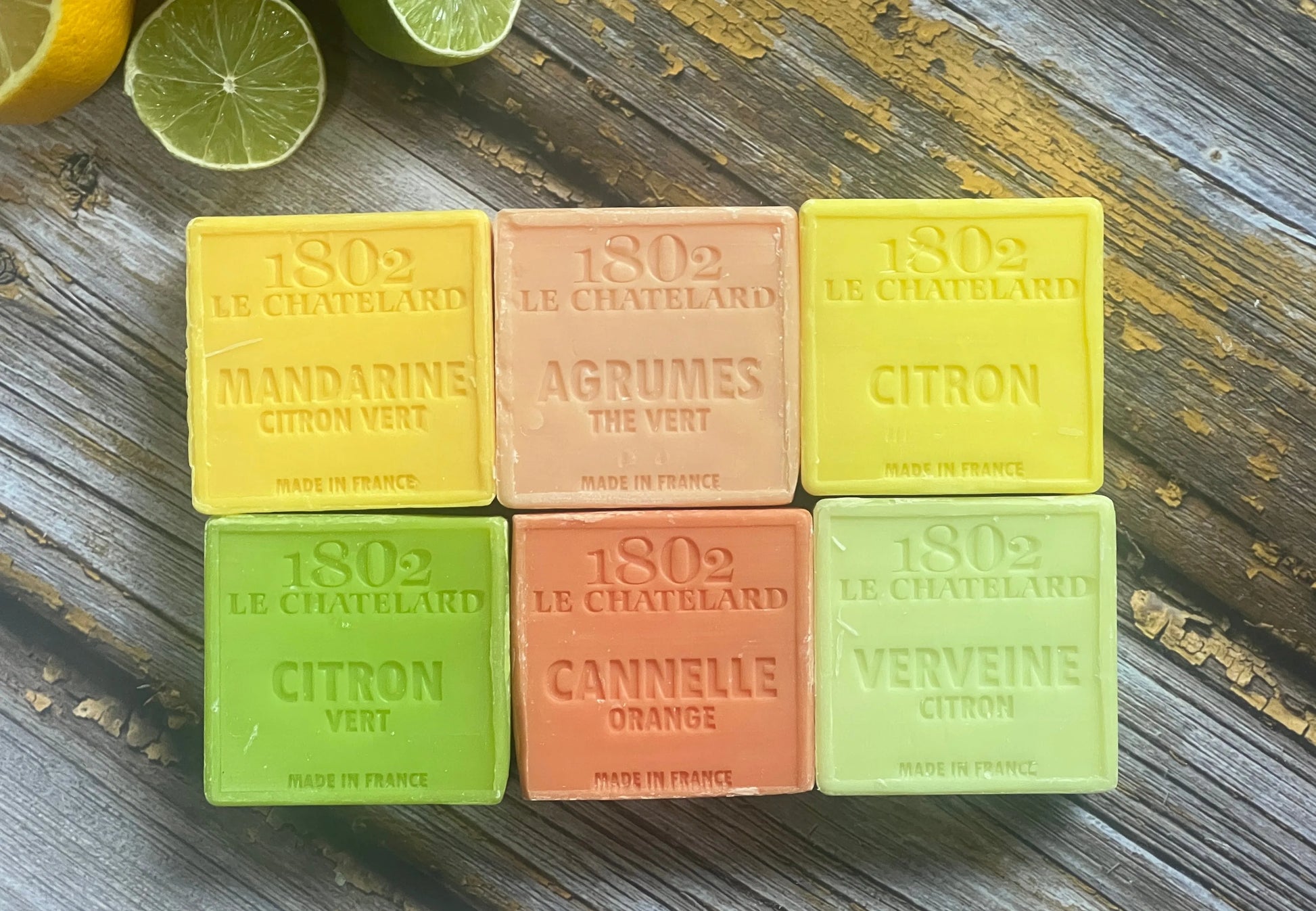 LE CHATELARD 1802 Citrus Squares French Soaps UK