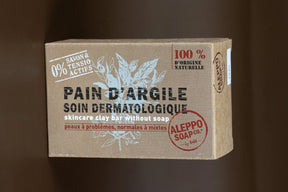 TADÉ PAYS DU LEVANT Clay Cleansing Bar, Soap Free, for all skin types, 320g French Soaps UK