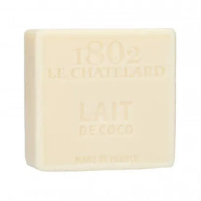 LE CHATELARD 1802 Coconut Milk Marseille Soap, 72% Coconut, Olive and Almond Oil, 100g |  PALM FREE French Soaps UK