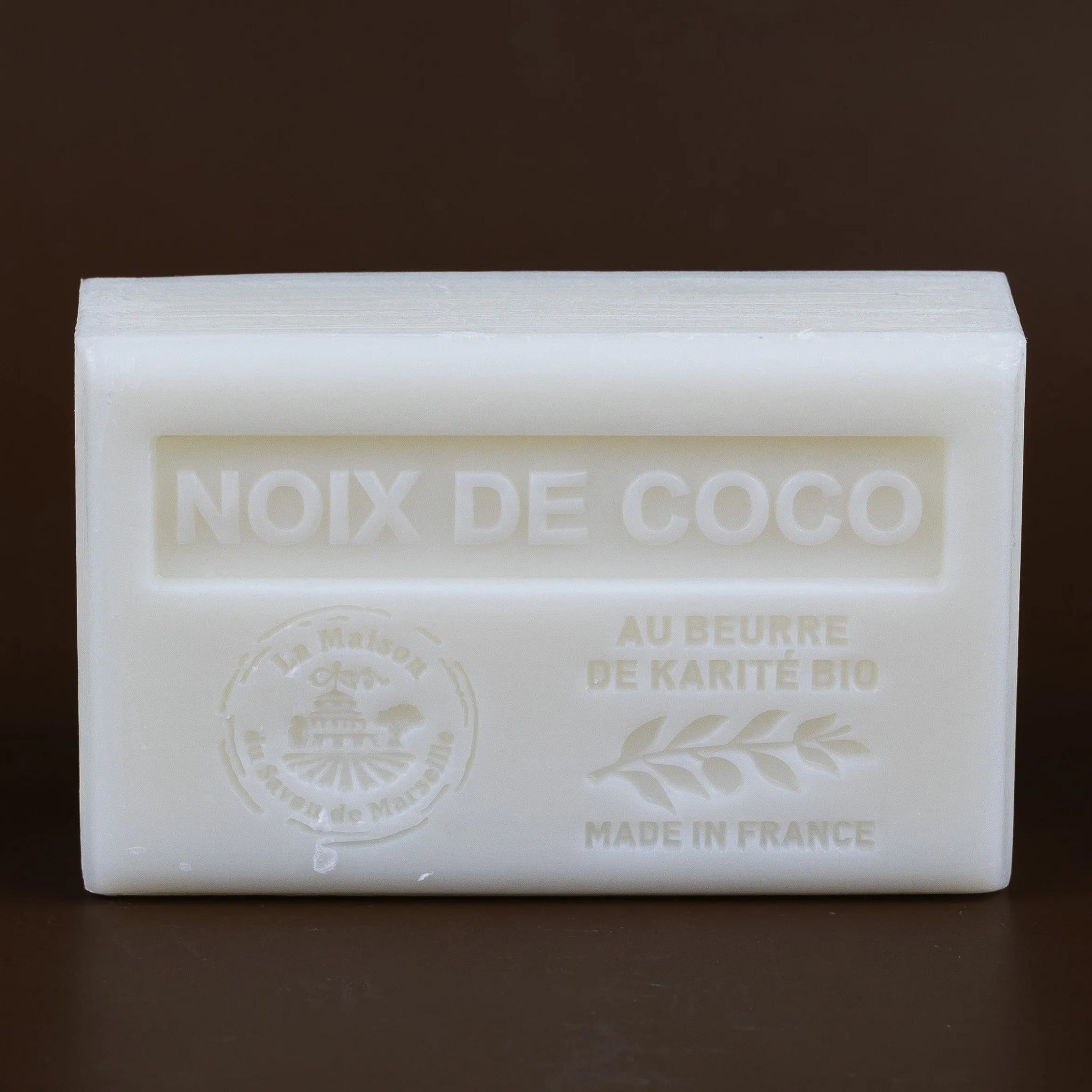 LA MAISON DU SAVON DE MARSEILLE Coconut (Noix De Coco) French Soap with Organic Shea Butter 125g French Soaps UK