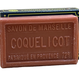 BLEU JAUNE Coquelicot (Poppy), Marseille Soap with Shea Butter | 100g French Soaps UK