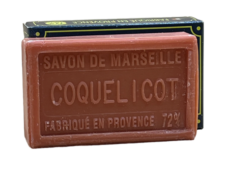 BLEU JAUNE Coquelicot (Poppy), Marseille Soap with Shea Butter | 100g French Soaps UK