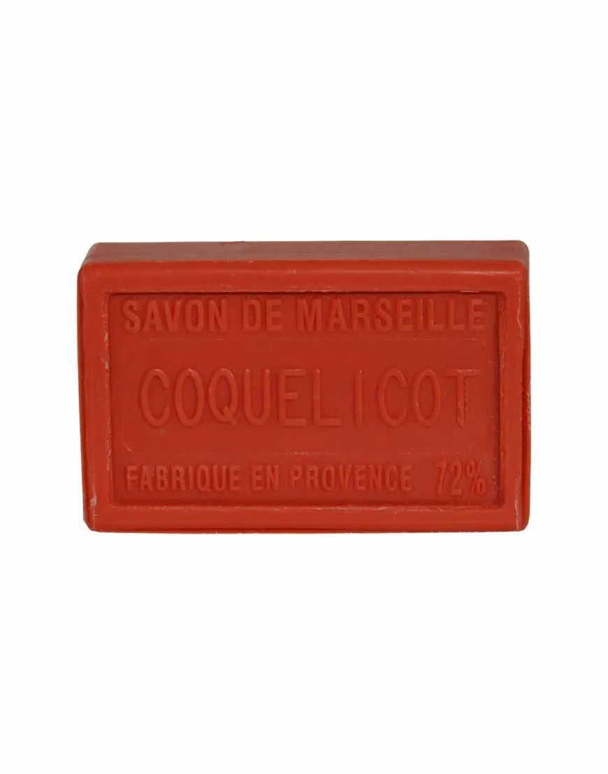 BLEU JAUNE Coquelicot (Poppy), Marseille Soap with Shea Butter | 100g French Soaps UK