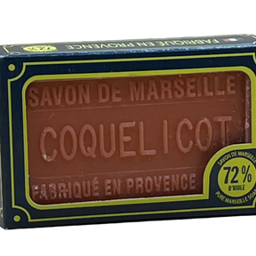 BLEU JAUNE Coquelicot (Poppy), Marseille Soap with Shea Butter | 100g French Soaps UK