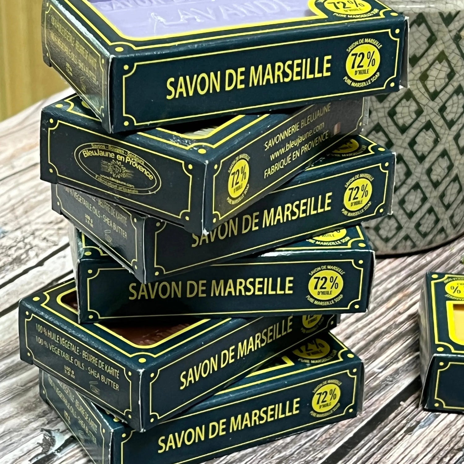 BLEU JAUNE Cottage Garden (worth £20.40) French Soaps UK