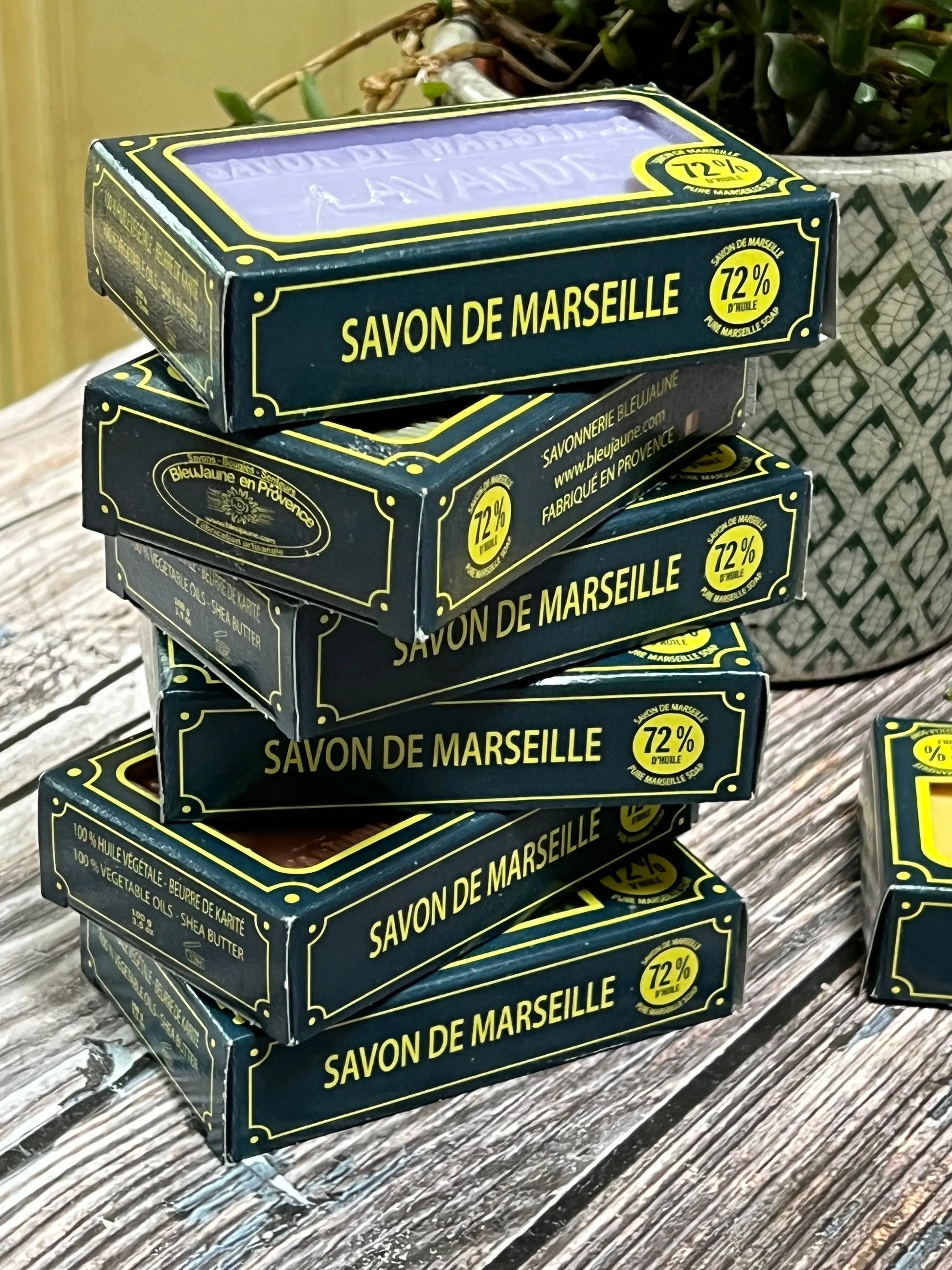 BLEU JAUNE Cottage Garden (worth £20.40) French Soaps UK