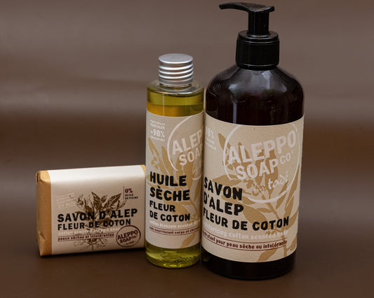 Cotton Flower Aleppo Liquid Soap, for dry and intolerant skin | 500ml
