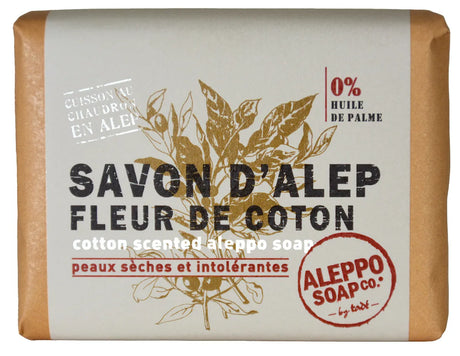 TADÉ PAYS DU LEVANT Cotton Flower Fragranced Aleppo Soap | 100g French Soaps UK