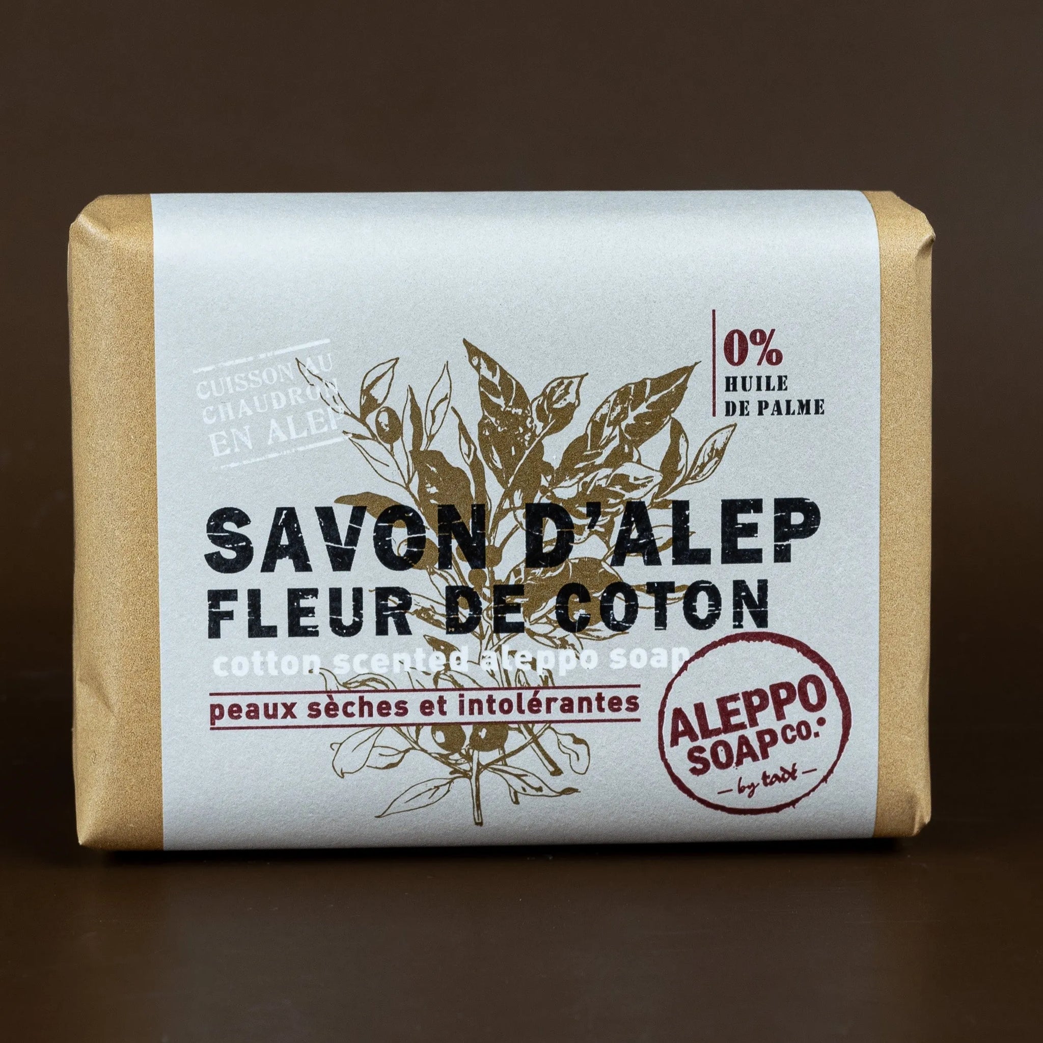 TADÉ PAYS DU LEVANT Cotton Flower Fragranced Aleppo Soap | 100g French Soaps UK