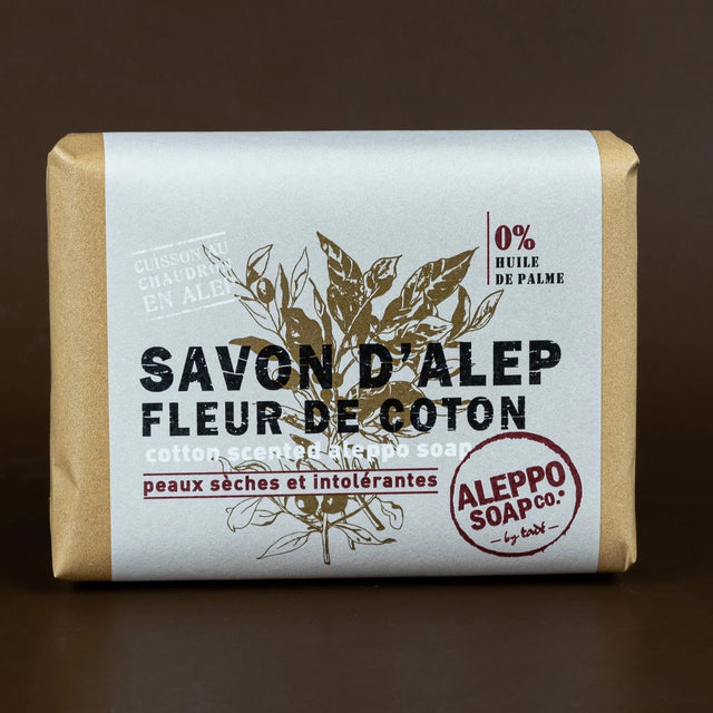 TADÉ PAYS DU LEVANT Cotton Flower Fragranced Aleppo Soap | 100g French Soaps UK