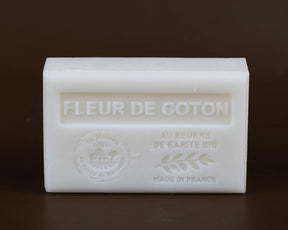 LA MAISON DU SAVON DE MARSEILLE Cotton Flower, French Soap with Organic Shea Butter, 125g French Soaps UK