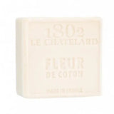 LE CHATELARD 1802 Cotton Flower Marseille Soap, 72% Coconut, Olive and Almond Oil, 100g |  PALM FREE French Soaps UK