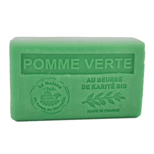 Crisp Apple French Soap with organic Shea Butter 125g
