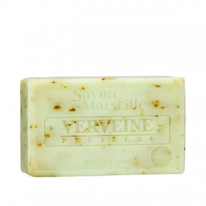 LE CHATELARD 1802 Crushed  Verbena Exfoliating Savon de Provence, enriched with Sweet Almond Oil | 100g French Soaps UK