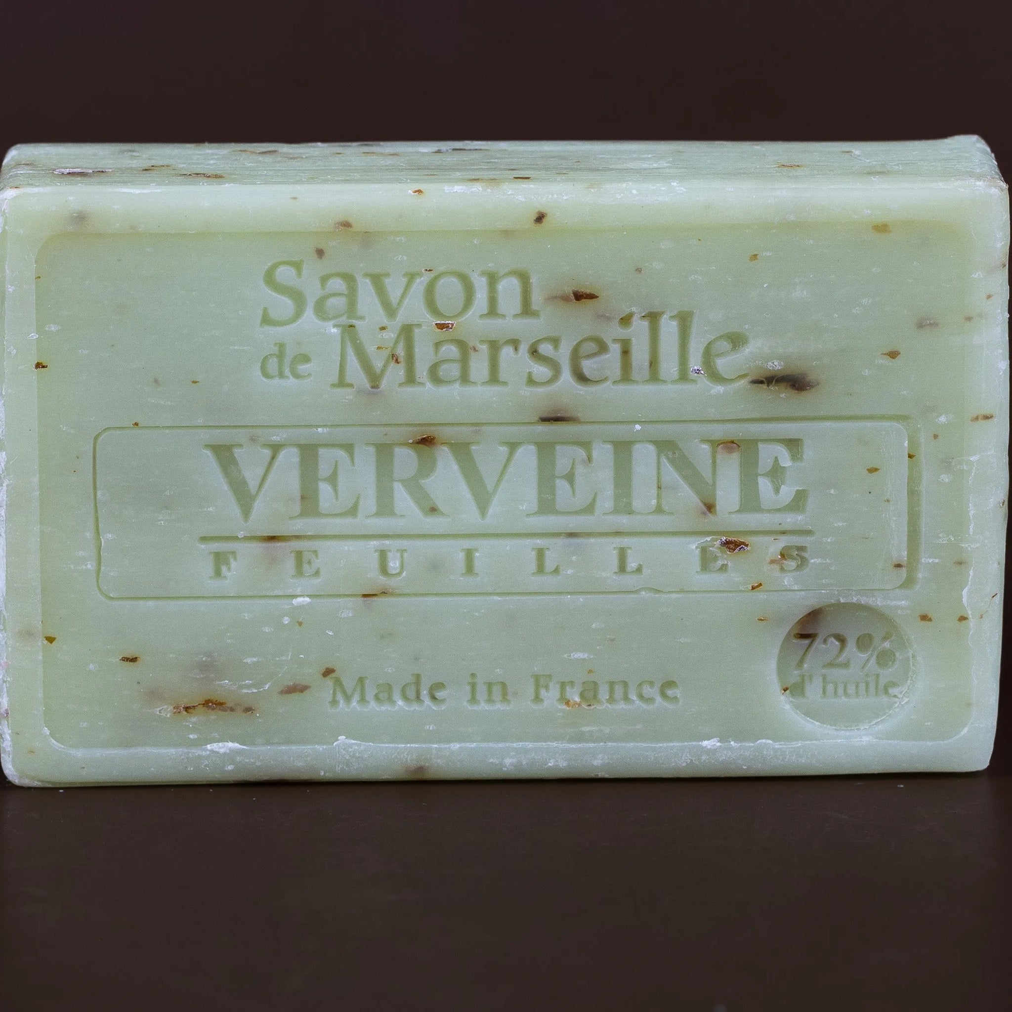 LE CHATELARD 1802 Crushed  Verbena Exfoliating Savon de Provence, enriched with Sweet Almond Oil | 100g French Soaps UK