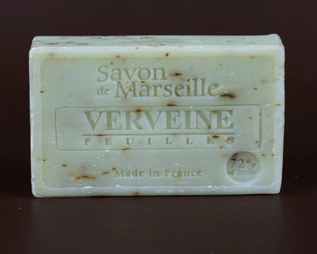 LE CHATELARD 1802 Crushed  Verbena Exfoliating Savon de Provence, enriched with Sweet Almond Oil | 100g French Soaps UK