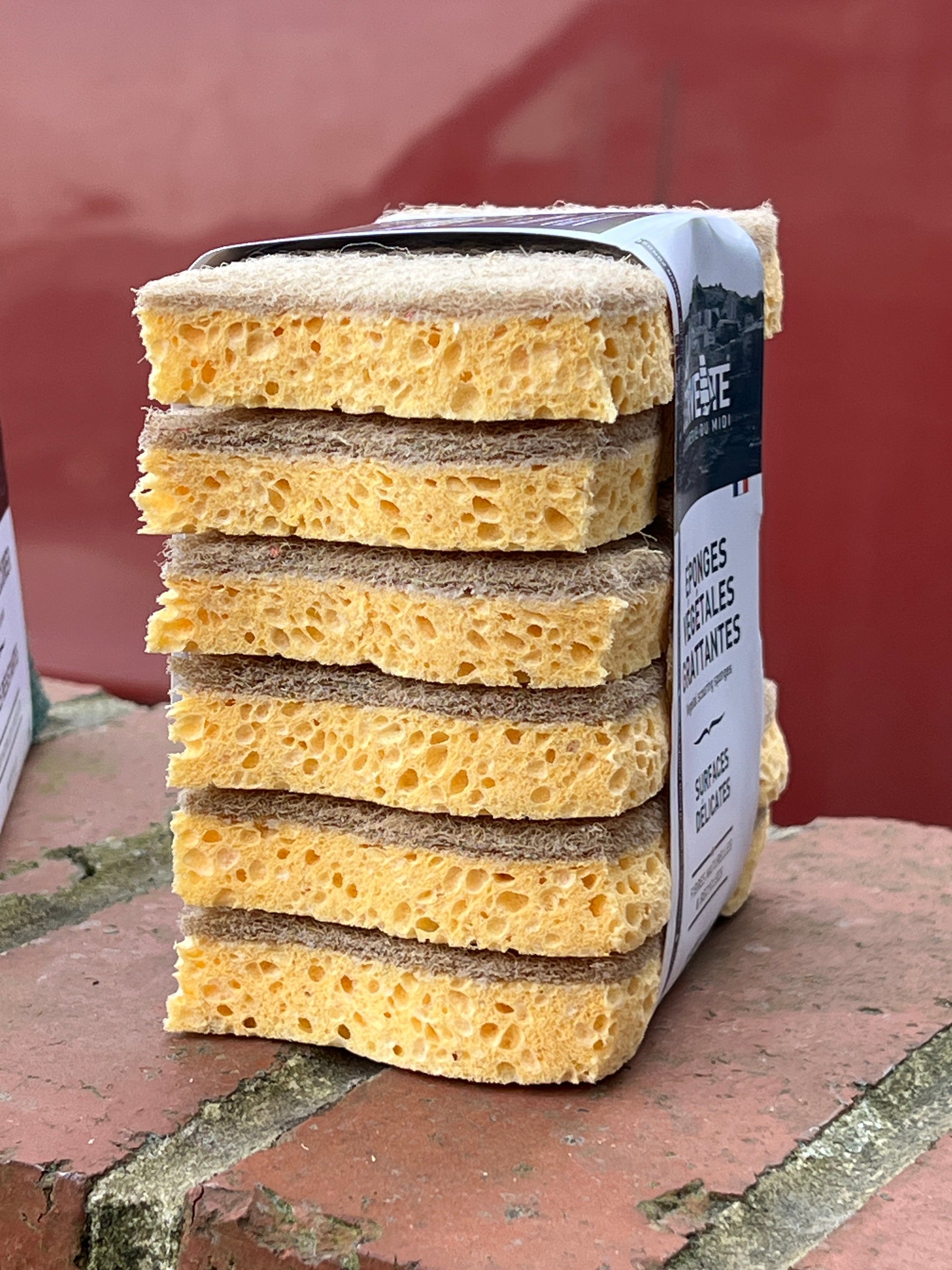 LA CORVETTE Delicate Scouring Sponge, 6 Pack French Soaps UK