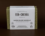 FER A CHEVAL Dishwashing Marseille Soap Bar with Baking Soda |  225g French Soaps UK